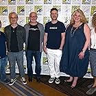 Gretchen J. Berg, Akiva Goldsman, Aaron Harberts, Alex Kurtzman, Trevor Roth, and Heather Kadin at an event for Star Trek: Discovery (2017)