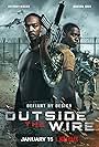 Anthony Mackie and Damson Idris in Outside the Wire (2021)