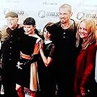 Susan Johnson, Finn Taylor, Steve Howey, Kate Micucci, and Hana Mae Lee at an event for Unleashed (2016)