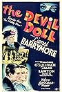 Lionel Barrymore, Maureen O'Sullivan, Grace Ford, and Frank Lawton in The Devil-Doll (1936)