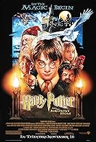 Robbie Coltrane, Warwick Davis, Richard Harris, Rupert Grint, Daniel Radcliffe, and Emma Watson in Harry Potter and the Sorcerer's Stone (2001)