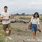 Robbie Amell and Andrea Bang in Float (2023)