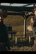 Guillermo Alonso and Tom Blyth in Billy the Kid (2022)