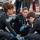 Gina Torres and Brianna Baker in 9-1-1: Lone Star (2020)