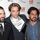 Robert Pattinson, Robert Eggers, and Lourenço Sant'Anna at an event for The Lighthouse (2019)