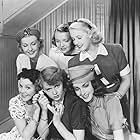 Lana Turner, Jane Bryan, Mary Beth Hughes, Marsha Hunt, Anita Louise, and Ann Rutherford in These Glamour Girls (1939)