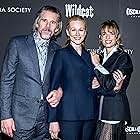 Ethan Hawke, Laura Linney, and Maya Hawke at an event for Wildcat (2023)