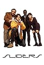 Sabrina Lloyd, Jerry O'Connell, Cleavant Derricks, and John Rhys-Davies in Sliders (1995)
