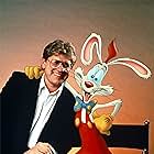 Robert Zemeckis and Charles Fleischer in Who Framed Roger Rabbit (1988)