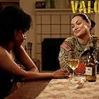 Christina Ochoa and Corbin Reid in Valor (2017)