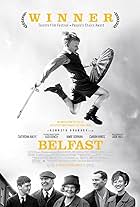 Judi Dench, Ciarán Hinds, Jude Hill, Lewis McAskie, Caitríona Balfe, and Jamie Dornan in Belfast (2021)