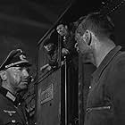 Burt Lancaster, Wolfgang Preiss, Charles Millot, and Albert Rémy in The Train (1964)
