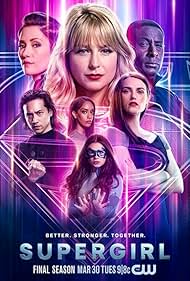 David Harewood, Chyler Leigh, Jesse Rath, Azie Tesfai, Melissa Benoist, Katie McGrath, and Nicole Maines in Supergirl (2015)