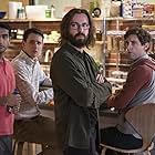 Martin Starr, Zach Woods, Thomas Middleditch, and Kumail Nanjiani in Silicon Valley (2014)