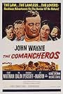 John Wayne, Ina Balin, Lee Marvin, Nehemiah Persoff, and Stuart Whitman in The Comancheros (1961)