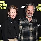 Sunrise Coigney and Mark Ruffalo at an event for When You Finish Saving the World (2022)
