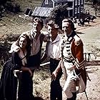 Kirk Douglas, Burt Lancaster, Laurence Olivier, and Janette Scott at an event for The Devil's Disciple (1959)