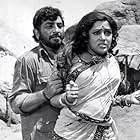 Hema Malini and Amjad Khan in Sholay (1975)
