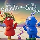 Adjoa Andoh, Bill Bailey, Daniel Ezra, and Ashna Rabheru in The Smeds and the Smoos (2022)