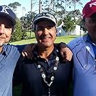 Jackie Flynn at Pebble Beach with Peter and Bobby Farrelly