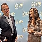 Adrienne Ackerman and Carlos Rivera at Miami Film Festival 2024 for "Ezra" Film