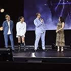 Julia Louis-Dreyfus, Wyatt Russell, David Harbour, Jake Schreier, Sebastian Stan, and Hannah John-Kamen at an event for Thunderbolts (2025)