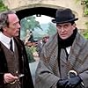Jeremy Brett, Michael Culver, and Edward Hardwicke in The Return of Sherlock Holmes (1986)