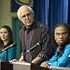 Chevy Chase, Luke Youngblood, and Alison Brie in Community (2009)