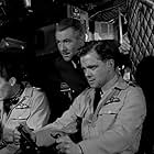 David Orr, Michael Redgrave, and Nigel Stock in The Night My Number Came Up (1955)