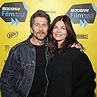 Jeanne Tripplehorn and Leland Orser at an event for Faults (2014)