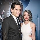 David Dastmalchian and Evelyn Leigh at an event for Ant-Man (2015)