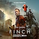 Tom Hanks, Seamus, and Caleb Landry Jones in Finch (2021)