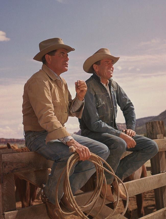 Henry Fonda and Glenn Ford in The Rounders (1965)