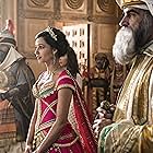Navid Negahban, Numan Acar, Nasim Pedrad, and Naomi Scott in Aladdin (2019)