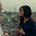 Natasha Jayetileke as Pretti Malhotra and Björn Kjellman as Goran Borg in Delhis Vackraste Händer (The Most Beautiful Hands of Delhi)