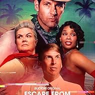 Paul Rudd, Paula Pell, Jack McBrayer, and Amber Ruffin in Escape from Virtual Island (2020)