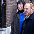 Adrian Scarborough and Vanessa Emme in The Chelsea Detective (2022)