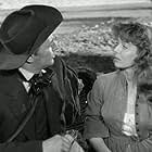 Robert Mitchum and Loretta Young in Rachel and the Stranger (1948)