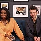 Jay Baruchel and Lola Ogunnaike in Couch Surfing (2018)