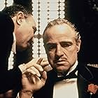 Marlon Brando and Salvatore Corsitto in The Godfather (1972)