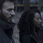 Chris Evans, Shawn Fitzgibbon, and Betty Gabriel in Defending Jacob (2020)