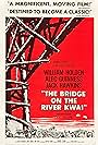Alec Guinness, William Holden, Jack Hawkins, Sessue Hayakawa, Geoffrey Horne, and Ann Sears in The Bridge on the River Kwai (1957)