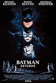 Michelle Pfeiffer, Danny DeVito, Michael Keaton, and Christopher Walken in Batman Returns (1992)