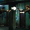 Keanu Reeves and Hugo Weaving in The Matrix (1999)
