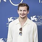 Tye Sheridan at an event for The Card Counter (2021)