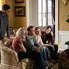 Colin Firth, Tim Guinee, Rosemarie DeWitt, Patrick Schwarzenegger, Odessa Young, Sophie Turner, and Olivia DeJonge in The Staircase (2022)