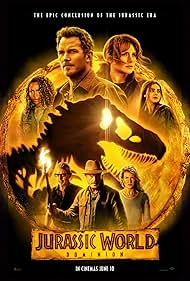 Jeff Goldblum, Laura Dern, Sam Neill, Bryce Dallas Howard, Chris Pratt, DeWanda Wise, and Isabella Sermon in Jurassic World Dominion (2022)