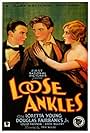 Douglas Fairbanks Jr., Edward J. Nugent, and Loretta Young in Loose Ankles (1930)