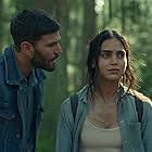 Austin Stowell and Melissa Barrera in Keep Breathing (2022)