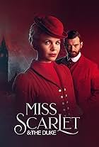 Stuart Martin and Kate Phillips in Miss Scarlet & the Duke (2020)